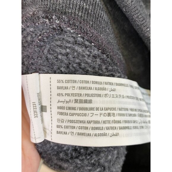 Hollister California Womens Gray Full Zip Hoodie XS drawstring Cotton Long Sleev - Picture 5 of 7